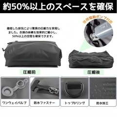 【新品未開封】1500円引き！圧縮袋2枚➕ポンプ1個の画像