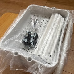 天板付き キッチンワゴン ツールワゴン 収納 4段ホワイト 新品の画像