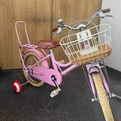 中古車　幼児用　SCALARE STYLE　収納式アシストバー付き　16インチ　美品の画像