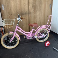中古車　幼児用　SCALARE STYLE　収納式アシストバー付き　16インチ　美品の画像