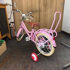 中古車　幼児用　SCALARE STYLE　収納式アシストバー付き　16インチ　美品の画像