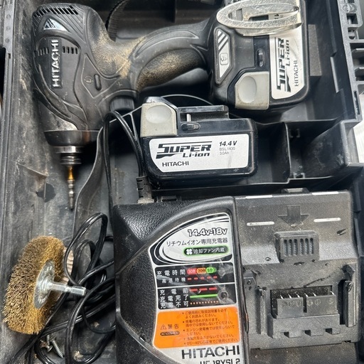 日立 インパクトドライバー ビット付き