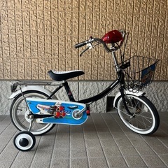 美品 ブリジストン 子供用 自転車 補助輪付き 昭和レトロ 80...