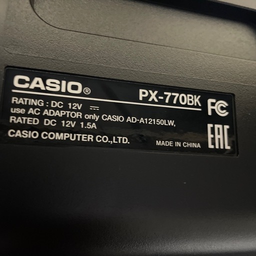 カシオ　電子ピアノ　PX-770