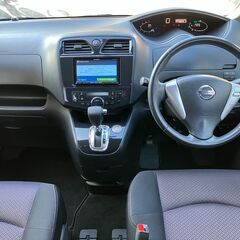 【車検2年付】日産セレナ　2.0ハイウェイスターVセレクション　両側電動スライドドア　フリップダウンモニター　バックカメラ　Bluetoothオーディオ　人気のブラックの画像