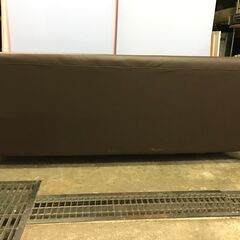 yt250626-005Z ブラウン ソファ ３人掛け 中古品 応接間 事務所 インテリア の画像