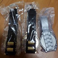 本日希望🙋‍♀️新品未開封品！クロノグラフ腕時計3本セットの画像