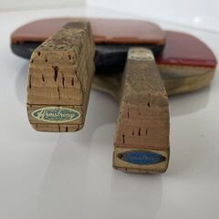 希少 Armstrong 卓球 ラケット 2本セット アームストロング ペンホルダー 昭和レトロ レア 札幌市手稲区の画像