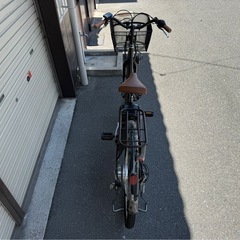 電動アシスト自転車　ブラウン　充電器無し　の画像