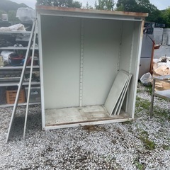 収納庫　ベランダ　庭　屋外物置の画像