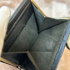 イルビゾンテ牛革がま口財布本革ウォレットフラップ式二つ折り財布折財布さいふサイフメンズレディースユニセックスレザー小銭入れ有り財布の画像
