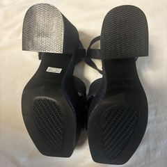 新品未使用　ESPERANZA ラク盛り厚底サンダル ネイビー Sの画像