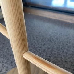 引取限定　木製のアクセサリーツリーの画像