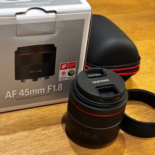 サムヤン 45mmF1.8レンズ Eマウント