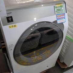 セール中★配送可【シャープ】洗10kg/乾6kgドラム式洗濯機★...