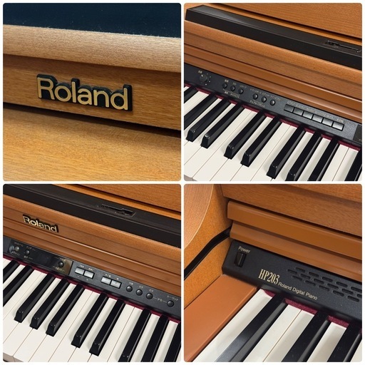 【超美品‼️】ローランド 88鍵盤デジタルピアノ 電子ピアノ 2007年製 説明書＆名曲60選楽譜付き ライトチェリー♪