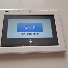 チャレンジタッチ　タブレット、ペン、キーボード、充電器、マイクのセットの画像