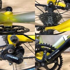 【美品】FONDRIEST MEGA フォンドリエスト ロードバイク 本格仕様 アルミカーボン MEGA 2003年頃 【糸島市内 送料無料】88174-4-050の画像