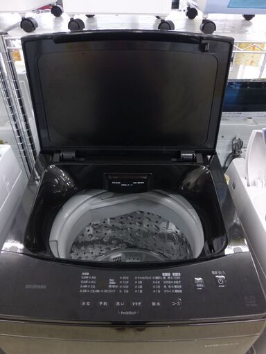 IRIS OHYAMA 洗濯機 全自動洗濯機 6.0kg IAW-T605 ブラック