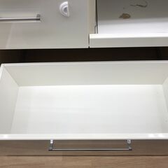 ★リユースのサカイ春日部店★KJ10617 ニトリ 食器棚 ホワイト H180×W89×D47 クリーニング済みの画像