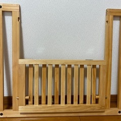 日本育児 たためる 木製サークル  フレックス8枚セット ドア付きの画像