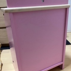 木製キッチン　おままごとの画像