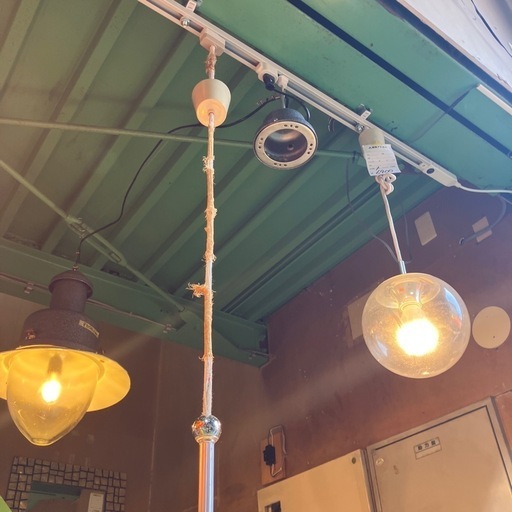 【70s/National】照明　ナショナル　レトロ　昭和　アンティーク　ヴィンテージ　ビンテージ　シルバー　電気　家電　ランプ