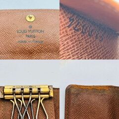 【❗️✨ユニセックス✨❗️】LOUIS VUITTON ✨ミュルティクレ4 🌟モノグラム✨ キーケース🔑シリアルNo.FL0074✨の画像