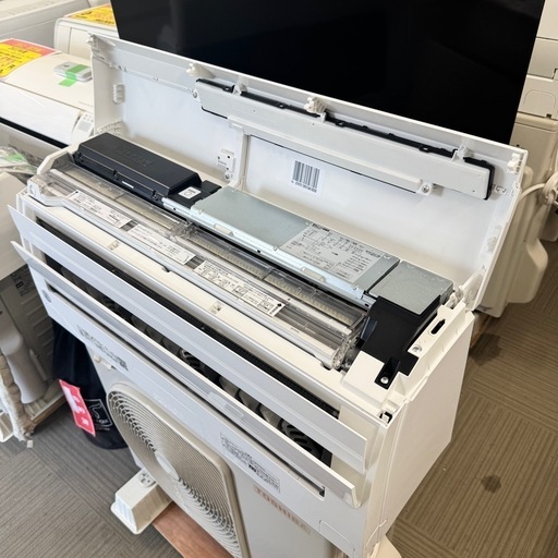 【超美品‼️】定価15万♪ 東芝 2023年製 6畳用エアコン 大清快 プラズマ空清 フィルター自動お掃除 スマホ遠隔操作 100V/