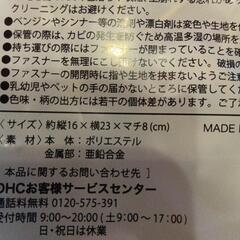 2点　大きめポーチ　コットン100枚の画像