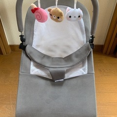 西松屋バウンサー メッシュ素材＆トイ付き／0ヶ月〜2歳・コンパク...