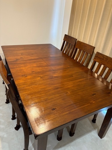 アメリカ家具ダイニングテーブルセット