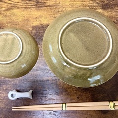 【未使用品】お皿　箸　箸置きセットの画像