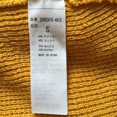 AZUL BY MOUSSY トップス S イエローの画像