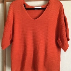 AZUL BY MOUSSY トップス S オレンジ