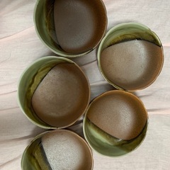 お皿5枚セットand蕎麦つゆ入れ