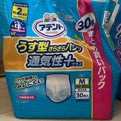 【7月末まで/是非必要な方に】薄型紙パンツ男女兼用(開封済)の画像