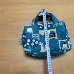 ムーミンキルティングバックの画像