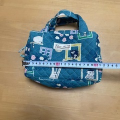 ムーミンキルティングバックの画像