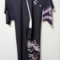 正絹訪問着　刺繍入り