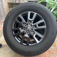 ランクル250 新車外し　タイヤ　ホイールの画像