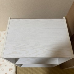 美品　カラーボックス　白の画像