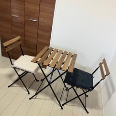 TÄRNÖ テルノー テーブル＆チェア2脚 屋外用