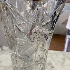 ▼値下げ▼花瓶 BOHEMIA クリスタルガラス  箱付き 店頭販売 南区花畑の画像