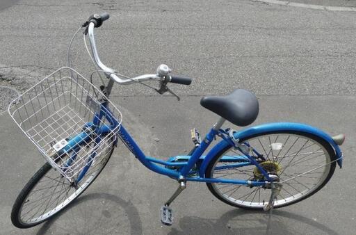 26インチ 🚲 中古 自転車 11,800円 🔁6段切替 🔑鍵 💡ライト付