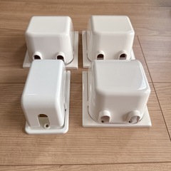 リッチェル　コンセントカバー　2連R×3個、100均コンセントカバーの画像
