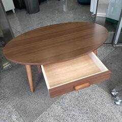 ★新入荷 ローテーブル 木製 引出し付の画像
