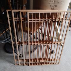 在庫4枚 建具 組木 透かし 和風  古建具 和室　/TJ-2470 1Fの画像