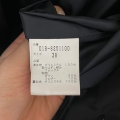 NATURAL BEAUTY 紺色ダウンジャケット　ホリスター　ショートダウンの画像