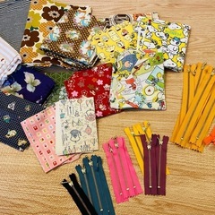 布　はぎれ　ファスナー　まとめ売り